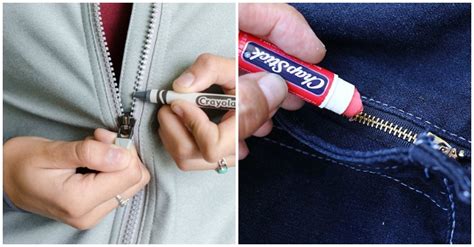 how to unstick zippers